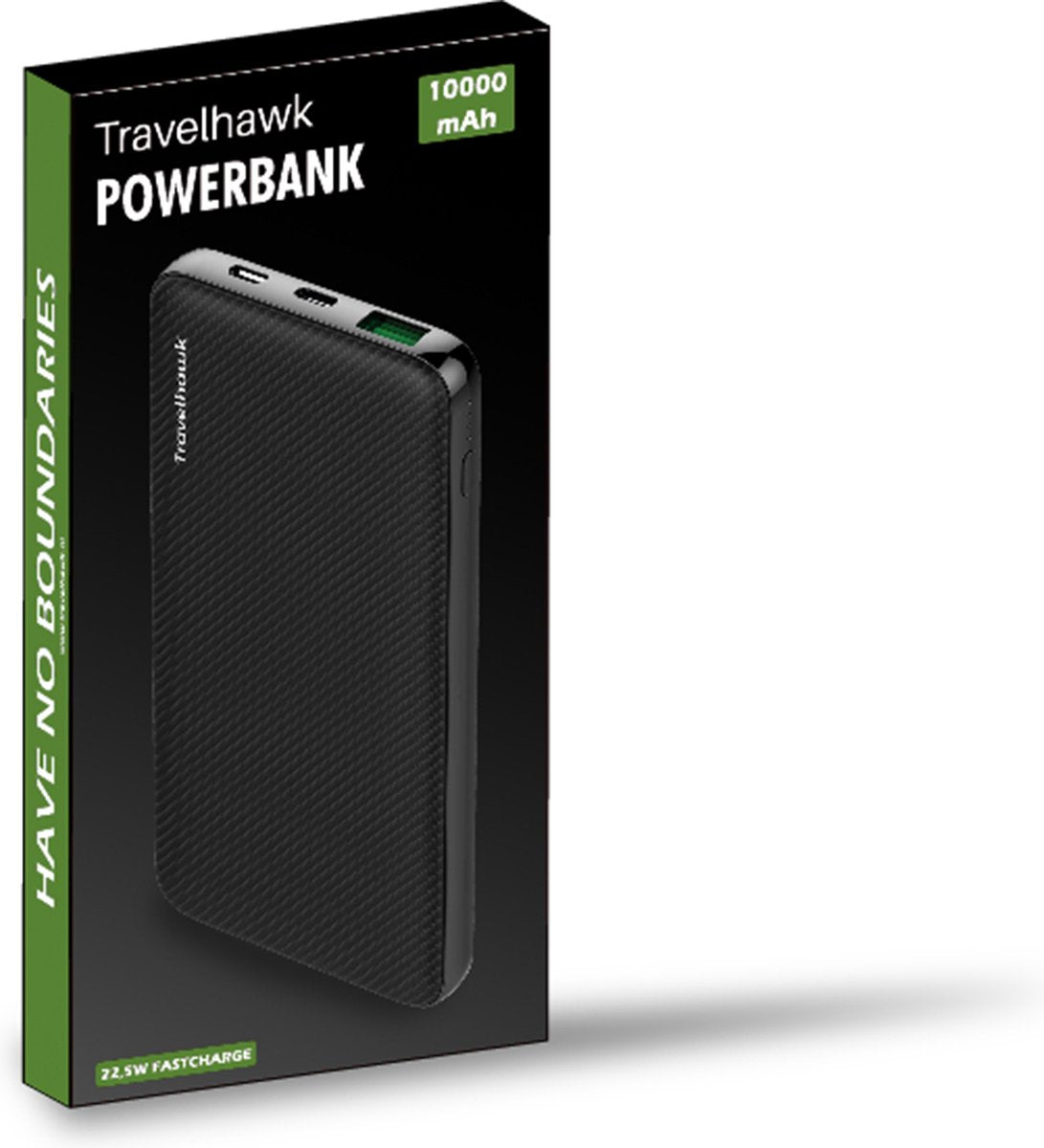 Travelhawk Powerbank – 10.000 mAh & 22,5 W Fast Charge