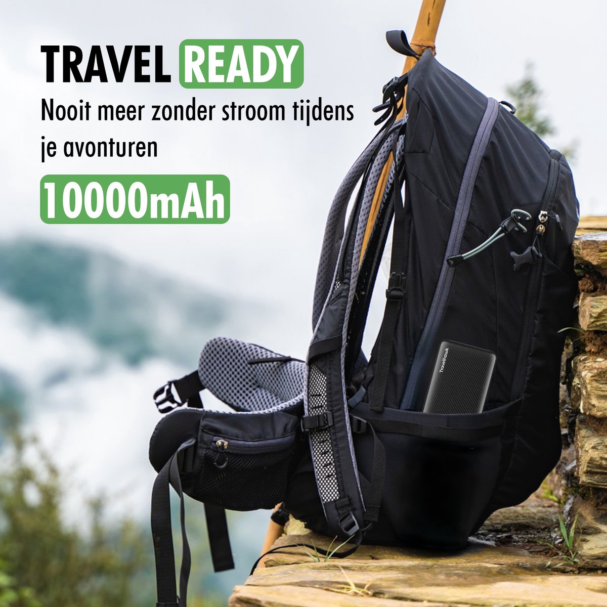Travelhawk Powerbank – 10.000 mAh & 22,5 W Fast Charge