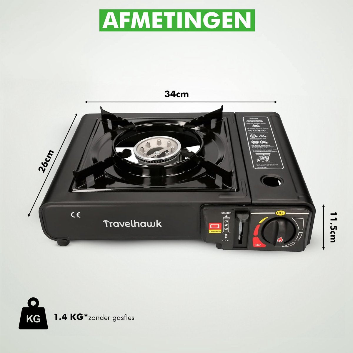 Travelhawk Camping Kooktoestel