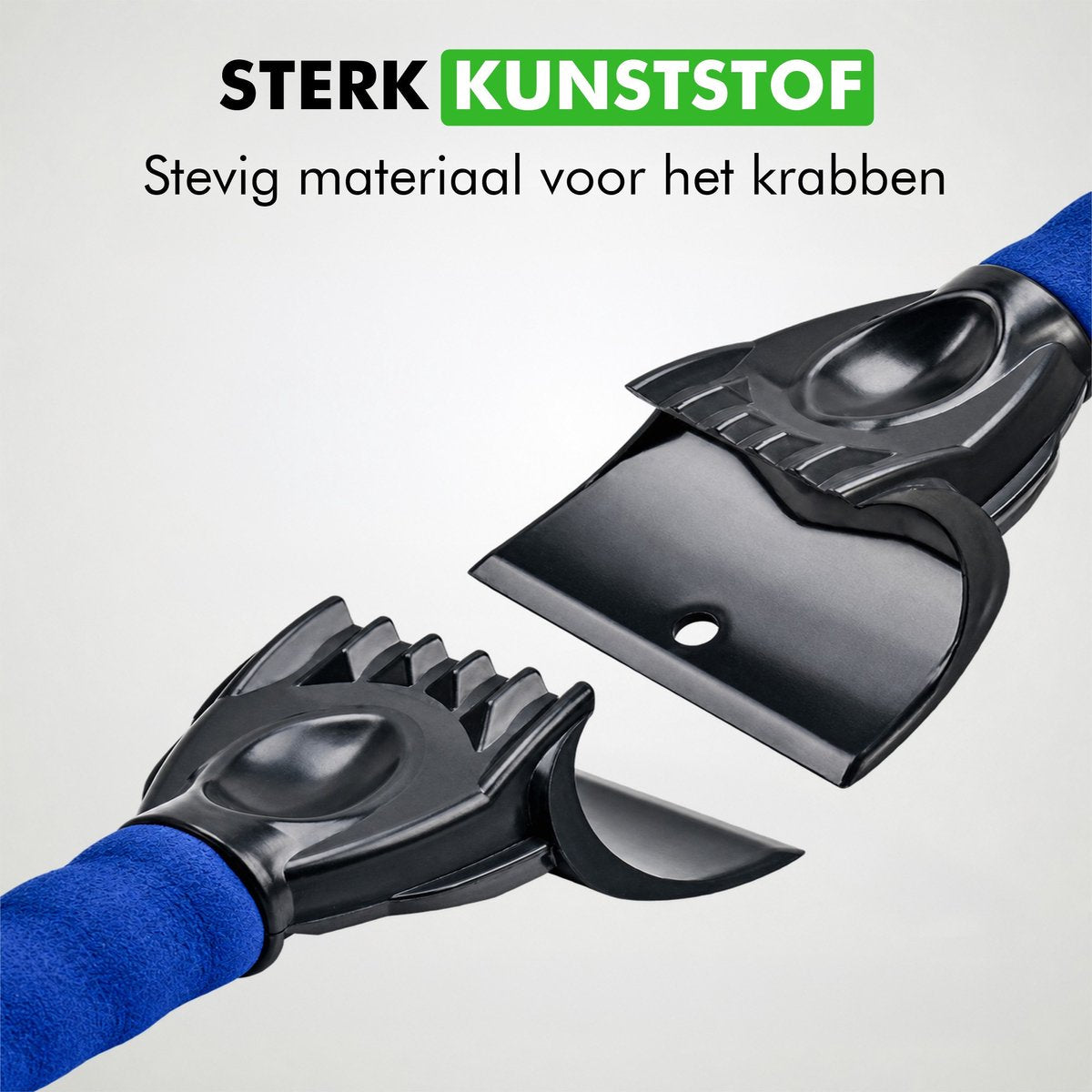 Stevige kunststof kop voor het krabben van ijs