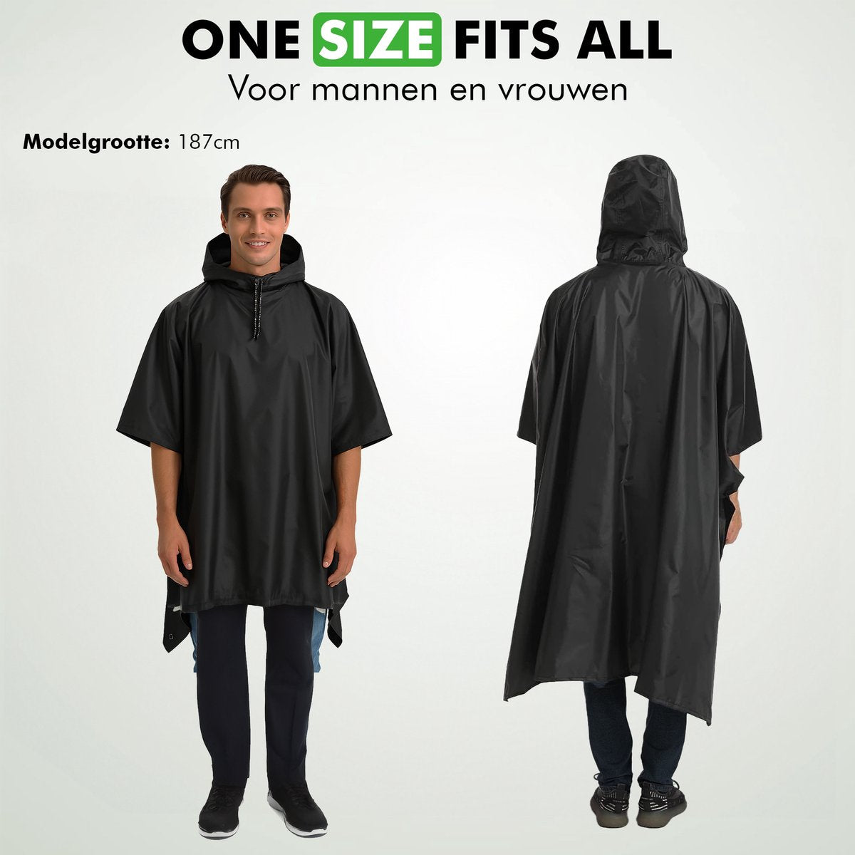 Travelhawk Regenponcho Volwassenen
