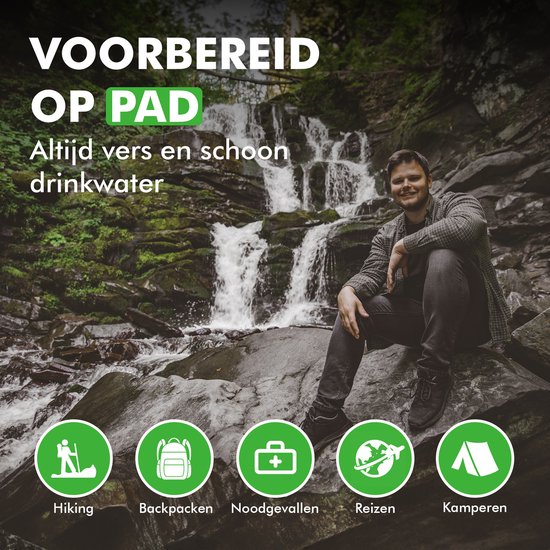 Travelhawk Waterfilter 4000L – Draagbaar Outdoor & Survival Waterfilter