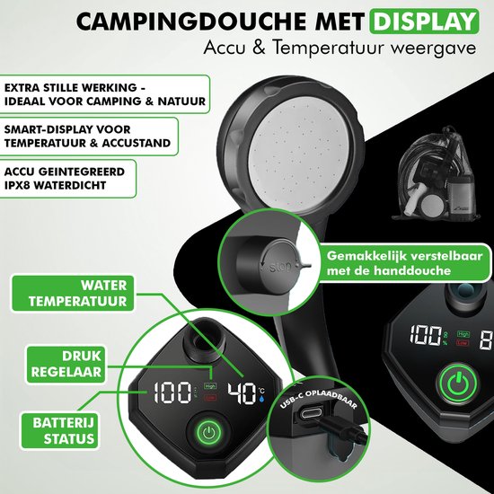 Elektrische Campingdouche