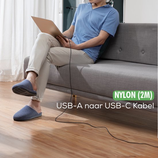 Travelhawk USB-A naar Lightning Kabel – Opladen & Data