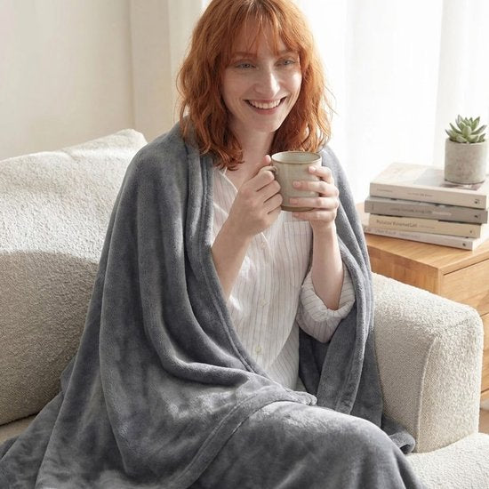 Fleece plaid voor bank en slaapkamer