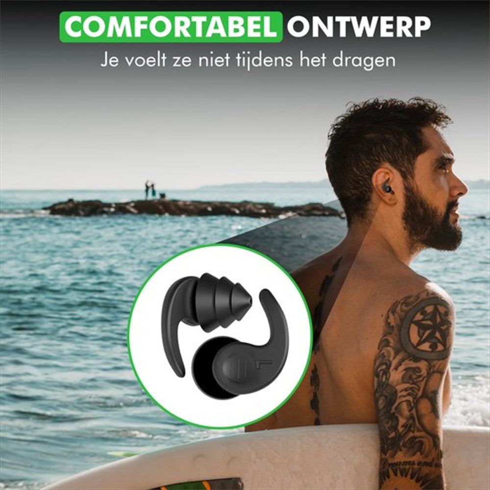 Close-up van zachte Travelhawk zwemoordoppen