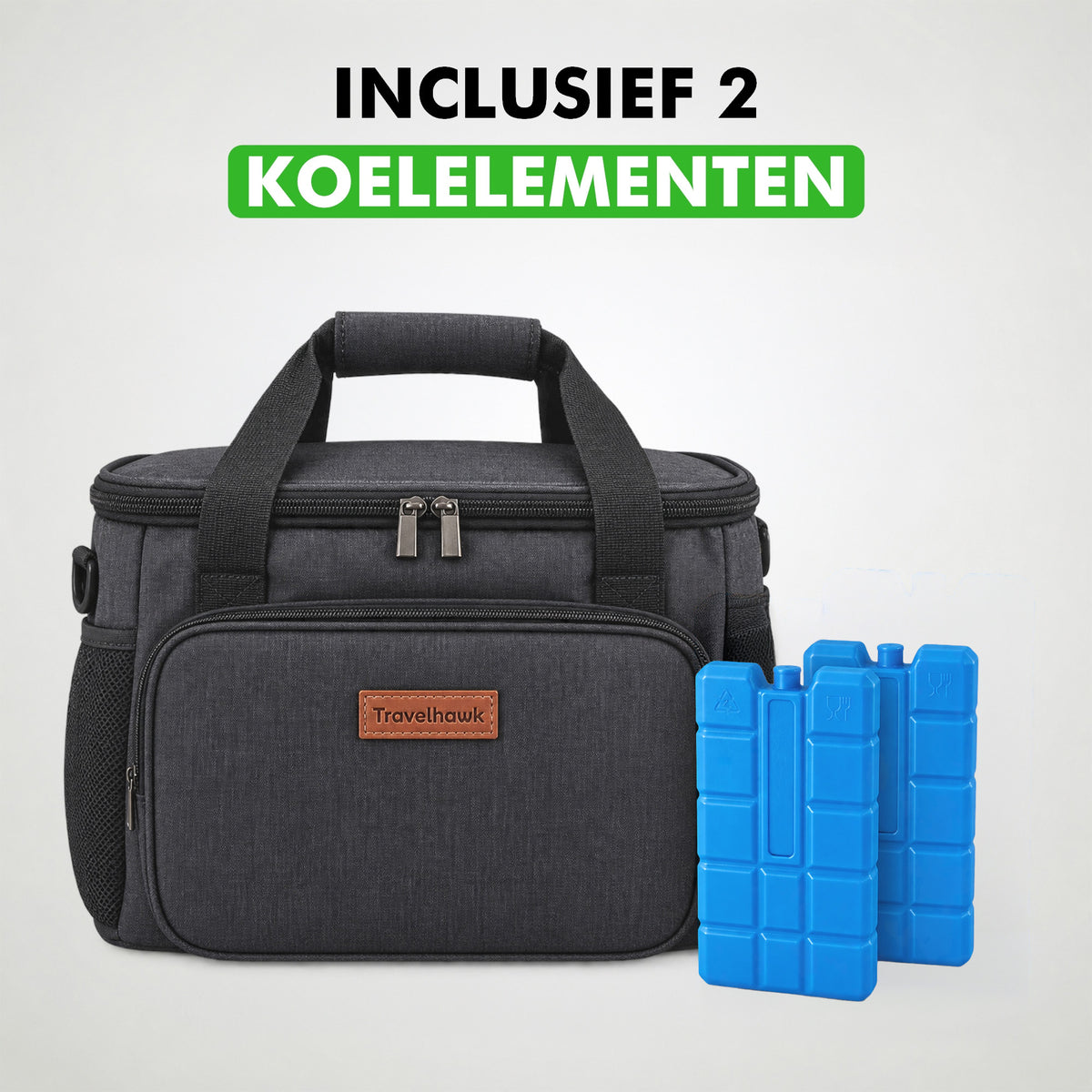 Travelhawk koeltas met 2 koelelementen