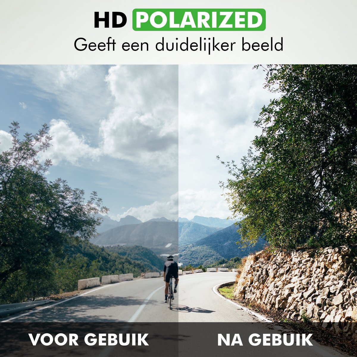 Reflectievermindering gepolariseerde blauwe glazen Travelhawk bril