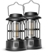 Travelhawk Camping Lamp 2 Stuks Zwart