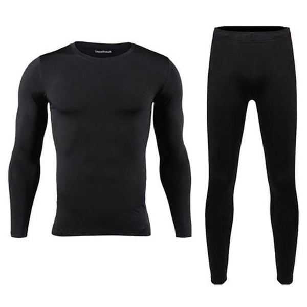 Travelhawk thermokleding zwart voor heren en dames
