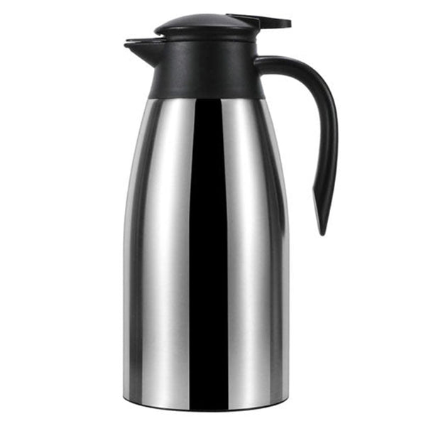 Travelhawk thermoskan 1,5 liter zwart rvs