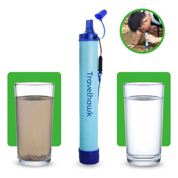 Travelhawk waterfilter 1500 L draagbaar outdoor waterzuivering