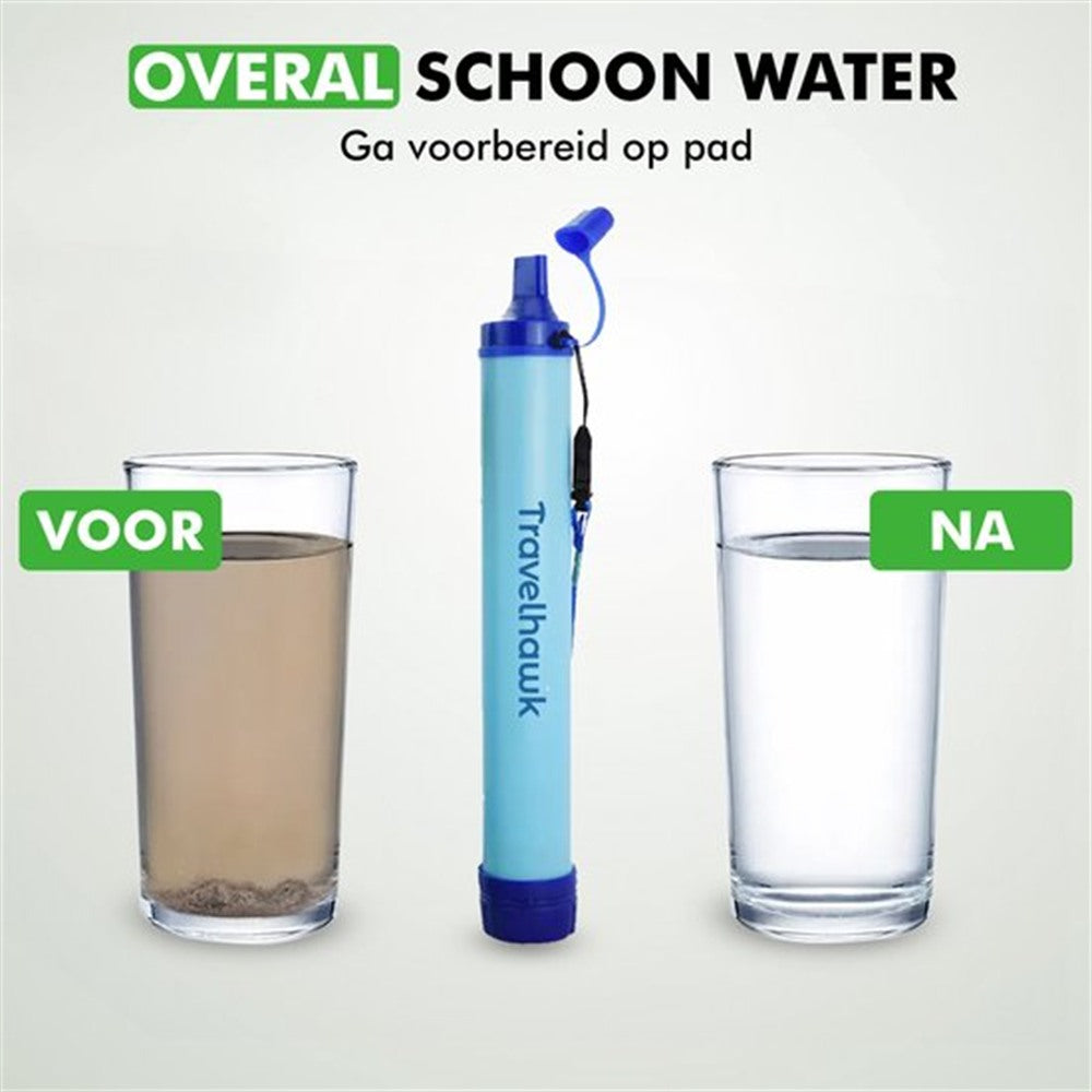 Travelhawk waterfilter outdoor camping en trekking accessoire