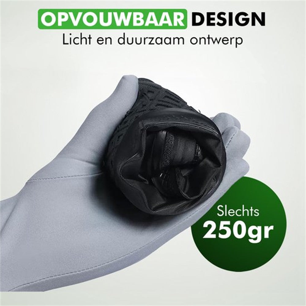 Zwarte waterdichte Travelhawk overschoenen unisex
