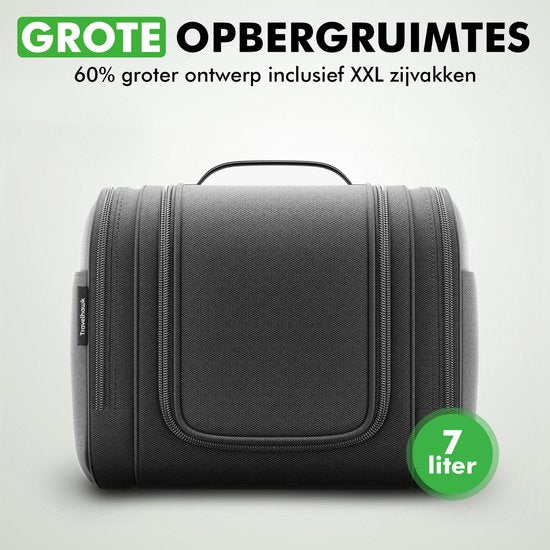 compacte travelhawk toilettas met rits