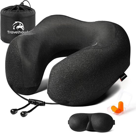 ergonomisch travelhawk reiskussen met opbergtas