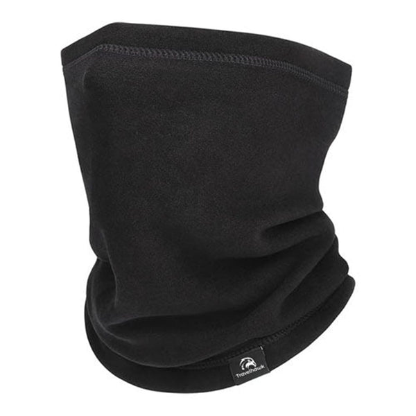 nekwarmer zwart voor wintersport en outdoor gebruik