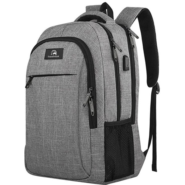 Travelhawk Rugzak – Laptop Rugzak met USB-poort