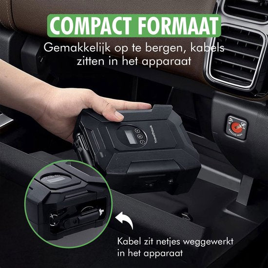 travelhawk compressor met accessoires en adapters