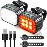 Travelhawk Fietsverlichting Set – Oplaadbare LED Voor- en Achterlamp