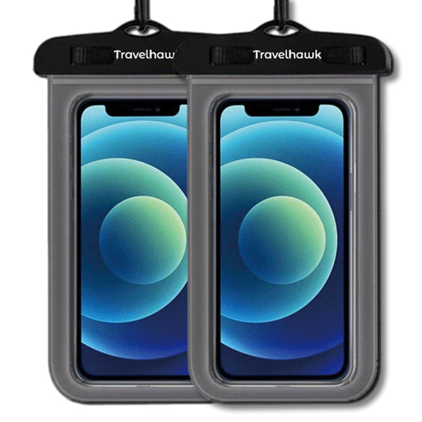 travelhawk waterdichte telefoonhoesjes set van 2