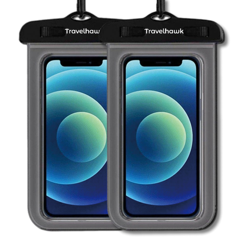 travelhawk waterdichte telefoonhoesjes set van 2