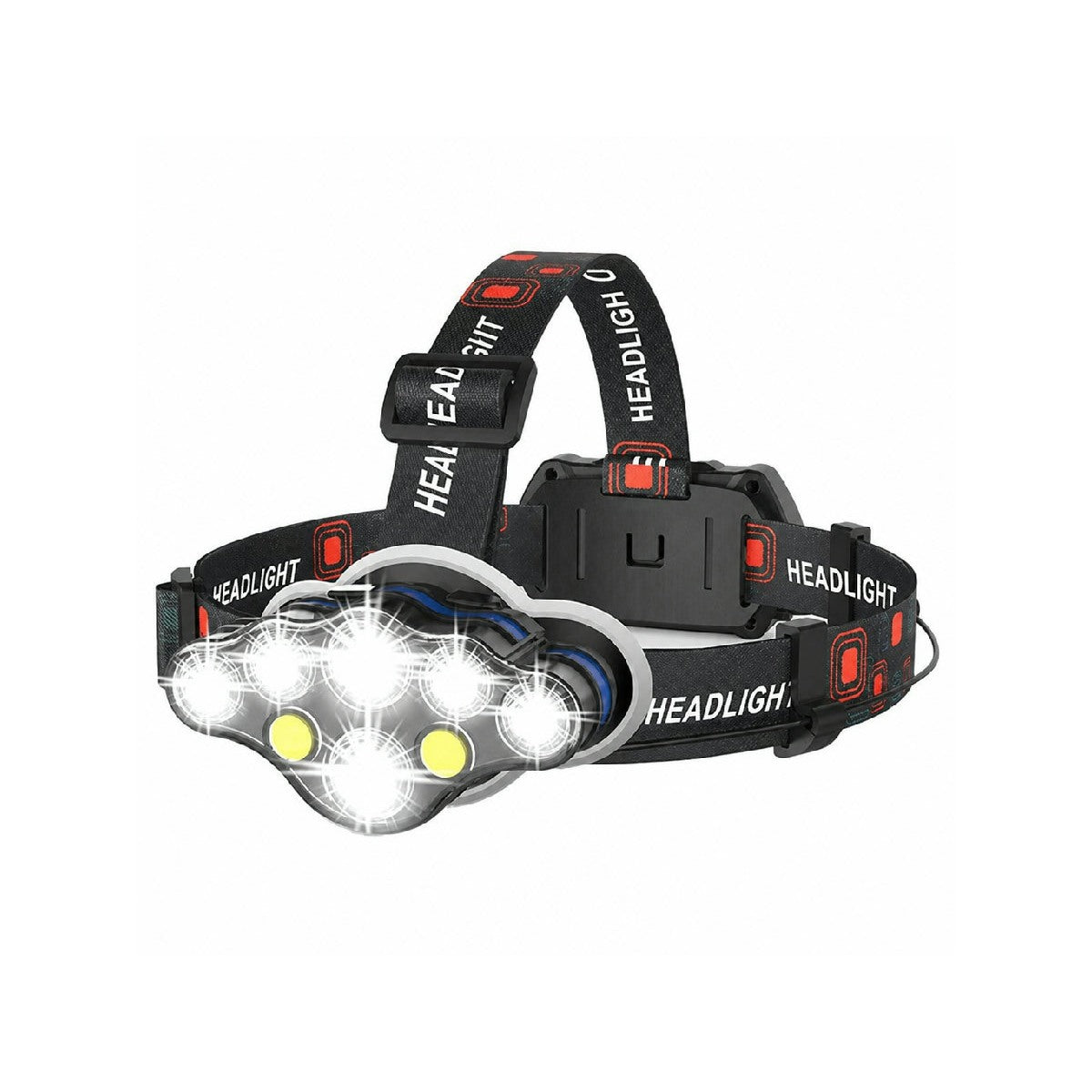 Travelhawk oplaadbare LED-hoofdlamp met verstelbare hoofdband