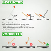 Instructies voor het plaatsen van de Travelhawk tentharingen