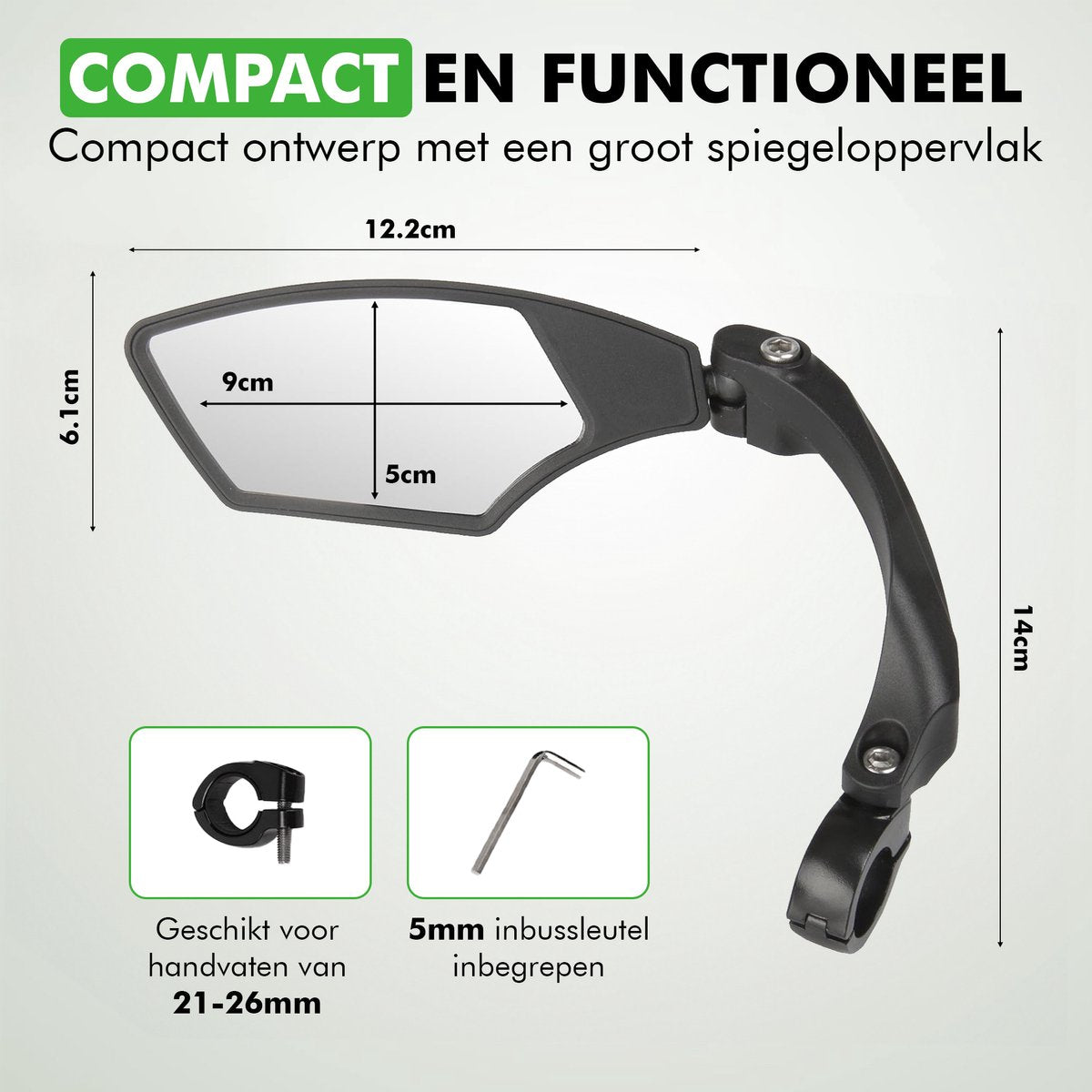 Fietsspiegel Links