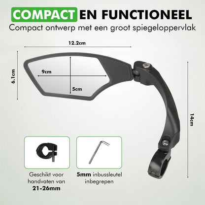 Fietsspiegel Links