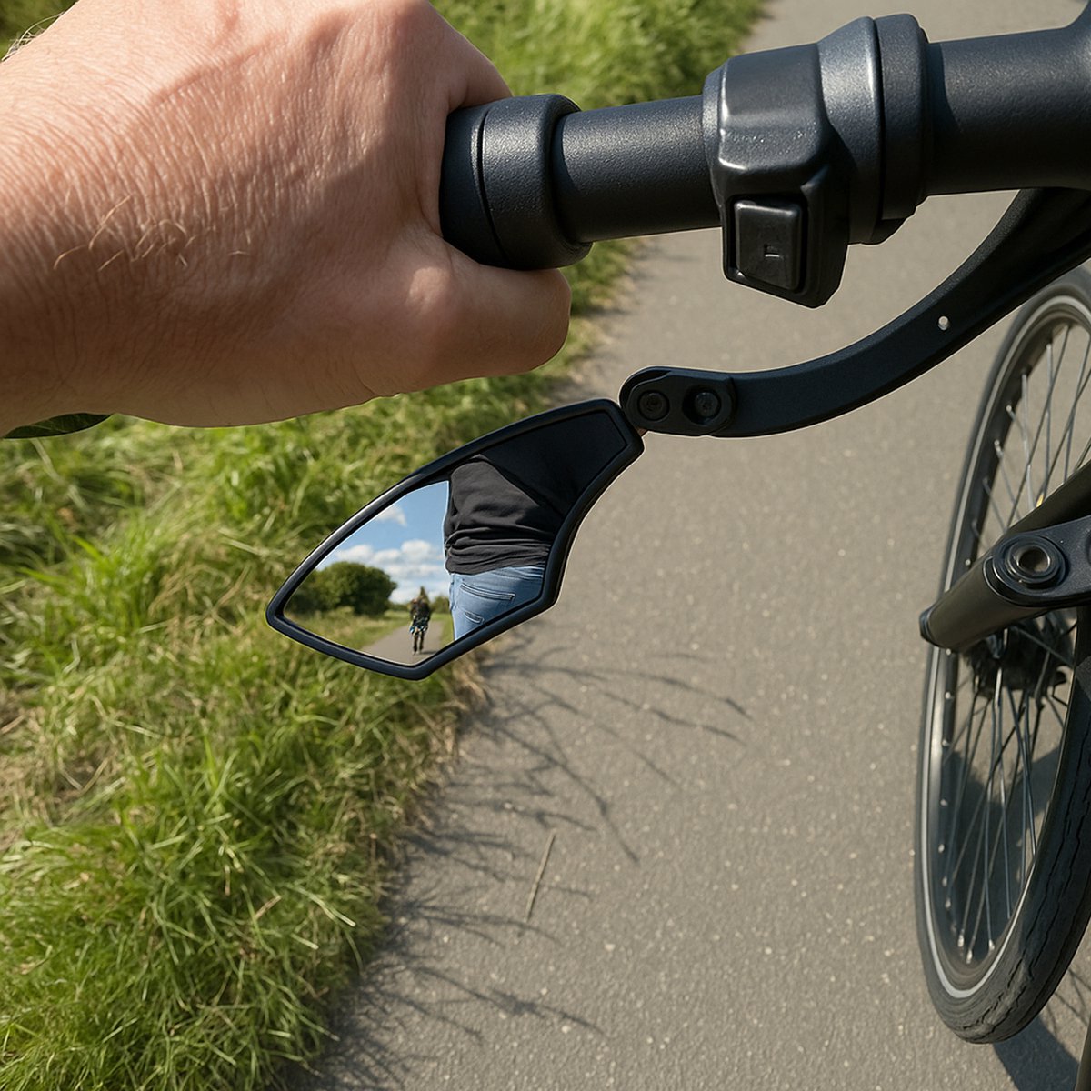 Fietsspiegel Links