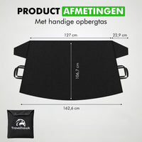 Productafmetingen van de Small deken inclusief opbergtas
