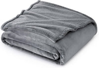 Travelhawk fleece deken 150x200 cm grijs