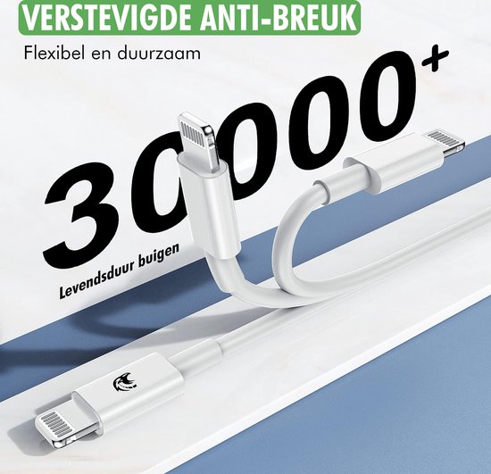 USB-C naar lightning Kabel