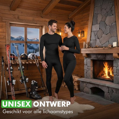 Travelhawk Thermokleding Zwart – Thermo Ondergoed Heren & Dames