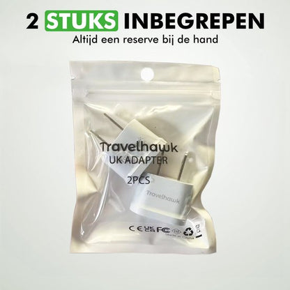 Reisstekker EU naar VS/USA 2 stuks