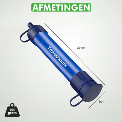 Travelhawk Waterfilter 4000L – Draagbaar Outdoor & Survival Waterfilter