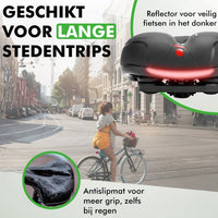 Travelhawk Fietszadel – Comfortabel Zadel met Vering & Gelvulling