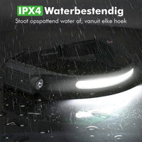Travelhawk hoofdlamp met bewegingssensor is waterbestendig
