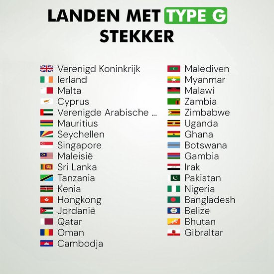Reisstekker Engeland 2 stuks