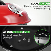 Travelhawk houtskool barbecue draagbaar