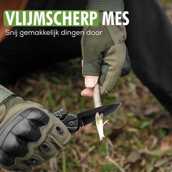 Travelhawk Multitool Zakmes – 14-in-1 Multifunctioneel Gereedschap