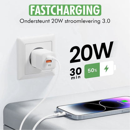 USB-C naar lightning Kabel