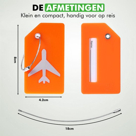 Travelhawk bagagelabel detail