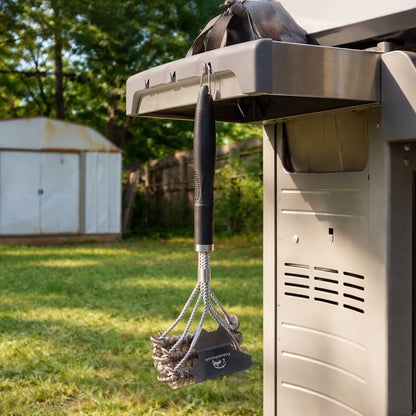 BBQ borstel reinigen grill rooster barbecue