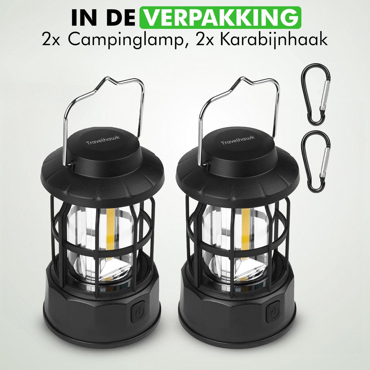 Camping lamp voor caravan en camper