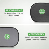 Close-up van Travelhawk zonnescherm mesh-materiaal