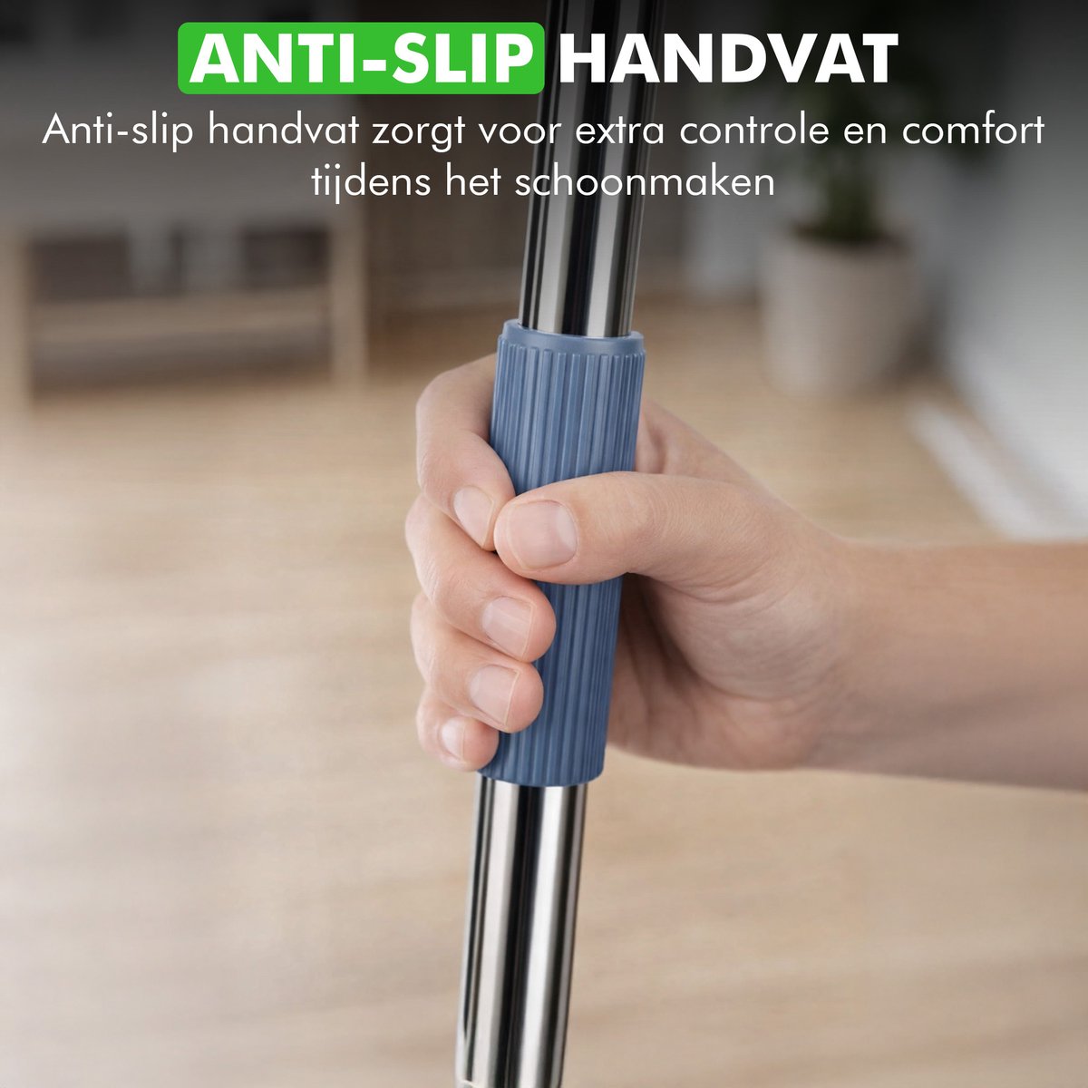 Compact stofblik voor keuken en woonkamer