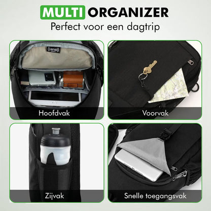 Crossbody tas met ruimte voor tablet tot 11 inch