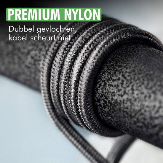 Detail van Travelhawk kabelmateriaal en afwerking